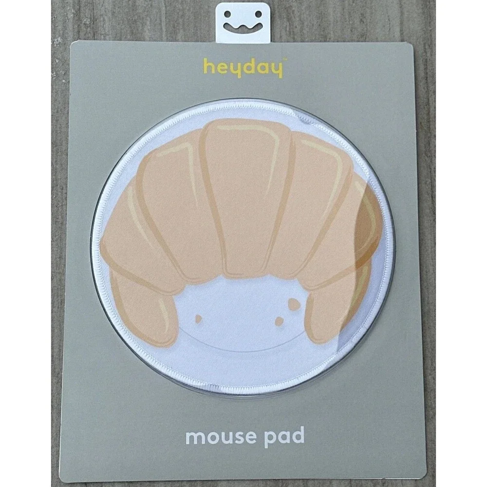 Heyday Mousepad Croissant 8” Style Brand New Gaming Mouse Pad Office Work Pad